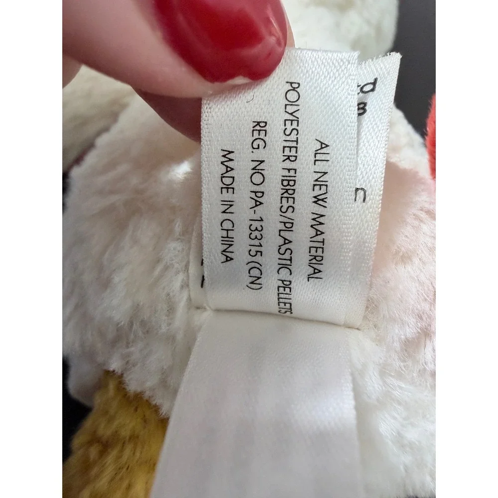 Jellycat London Chicken Hen Plush Stuffed‎ Animal Red Comb Weighted Bottom 8
